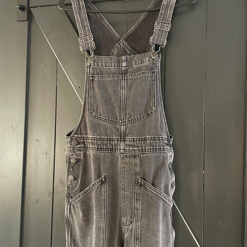 Dark Grey Madewell Carpenter Overalls size small